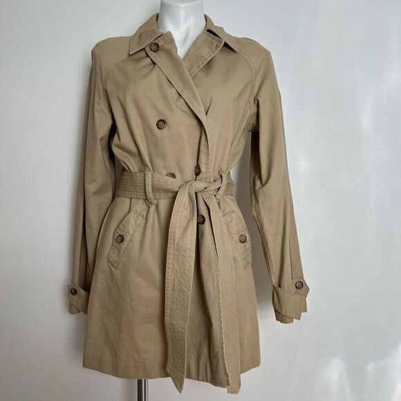 Live Life by Sanctuary Mini Trench Coat khaki - Picture 1 of 15